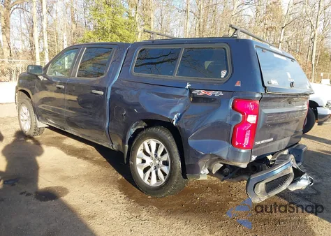 2020 Chevrolet Silverado 1500 4Wd Short Bed Custom из США, поврежденный, VIN 3GCUYBEF2LG331360